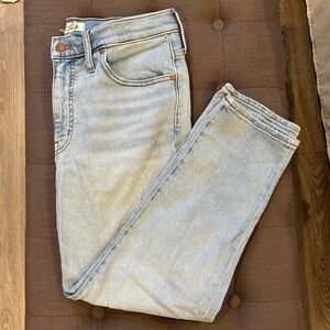 Madewell mid rise classic straight jeans